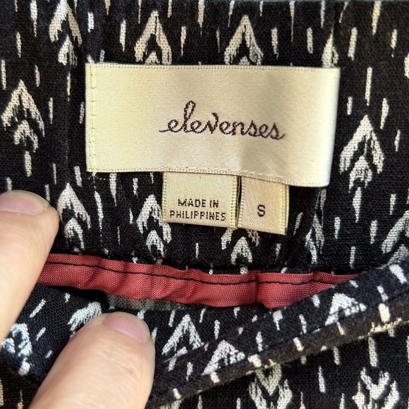 Anthropologie Elevenses Kaimana black and white Palazzo Pants, Small - Picture 11 of 11